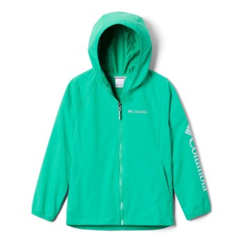 Columbia Jakne Za Djevojčice - Rocky Range Softshell Svijetlo Zelene | CGVQ-46538